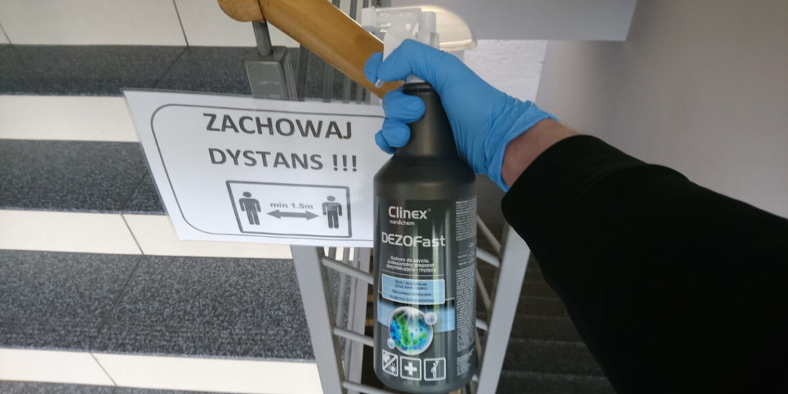 Dezynfekcja na wojnie z wirusem – Clinex DEZOFast